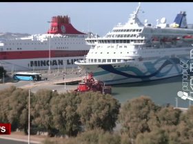 Ηράκλειο: Διαμαρτυρία στο λιμάνι κατά κρουαζιερόπλοιου με Ισραηλινούς – Video